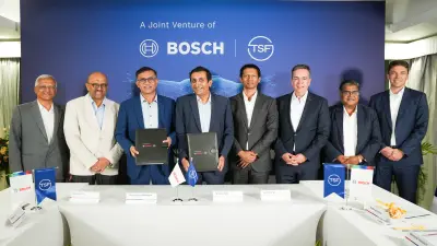 Bosch Limited, Brakes India Private Limited and Wheels India Limited announce a joint venture to drive growth in commercial vehicle segment